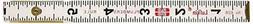 Lufkin 626LN 6' x 5/8" Plumbers Wood Rule Red End