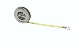 Lufkin Diameter Tape Measure, 1/4 x 6ft, Metal Case, Chrome,