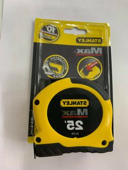 Stanley Tools Max Tape Rule, 1 1/8 x 25ft, Steel