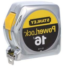 Stanley Tools Powerlock Tape Rule, 3/4 x 16ft, Plastic Case,