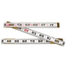 Lufkin 966N Red End Two Way Rulers, 6', Wood