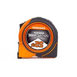 Swanson Tool SVPS25M1 25 in. Magnetic ProScribe Tape Measure