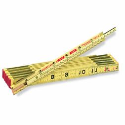 Lufkin X46 6-Feet Heavy Duty Wood Extension Rule with Brass 